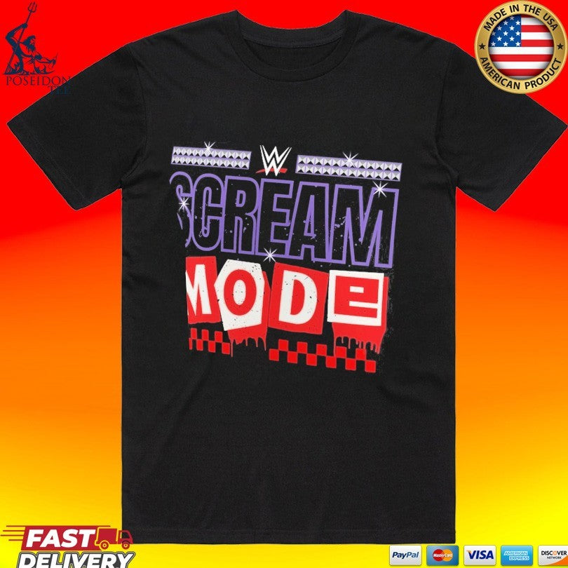 Paige Vs Brie Bella Scream Mode Logo Unisex