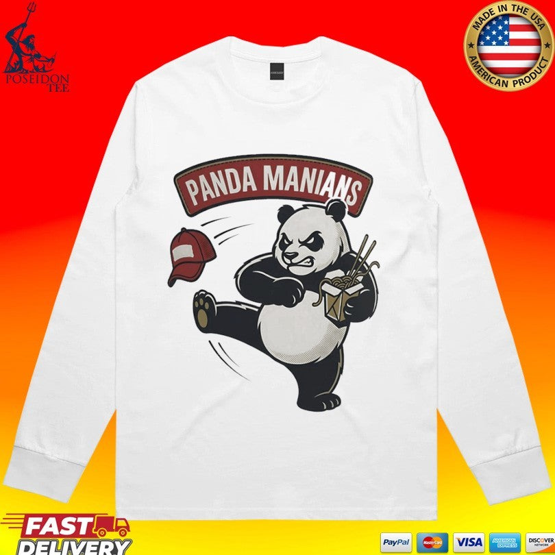 Panda Manians Kung Fu Panda Noodle Box Mascot Athletic Sports Mascot Unisex