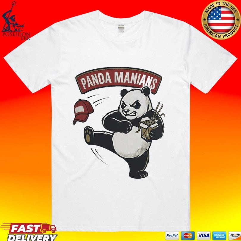 Panda Manians Kung Fu Panda Noodle Box Mascot Athletic Sports Mascot Unisex