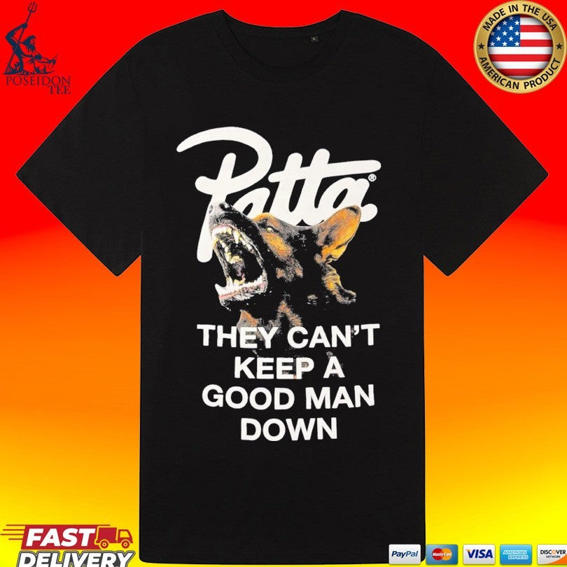 Patta They Can’t Keep A Good Man Down Mens Bark Unisex