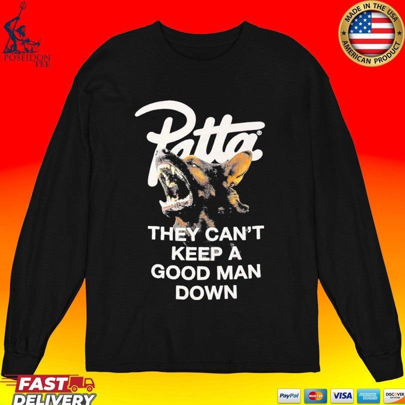 Patta They Can’t Keep A Good Man Down Mens Bark Unisex