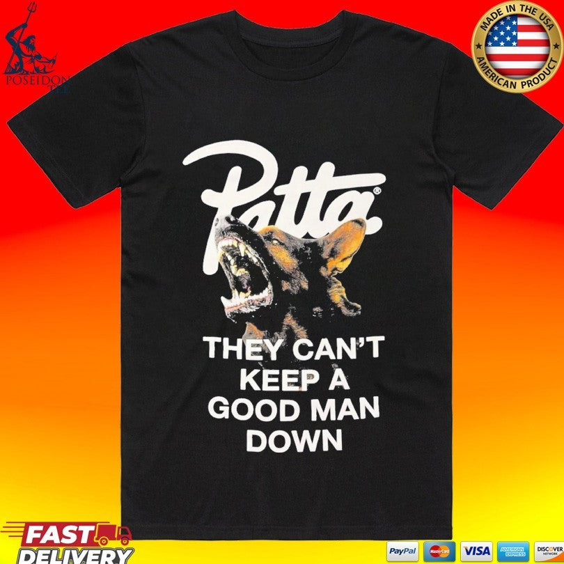Patta They Can’t Keep A Good Man Down Mens Bark Unisex