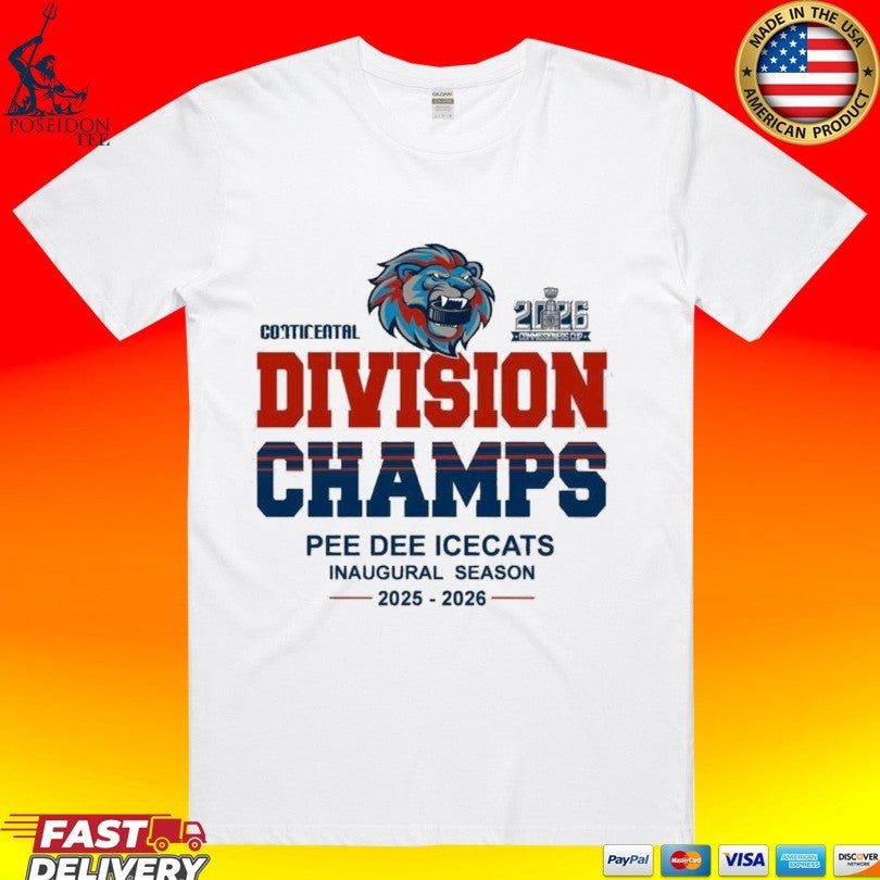 Pee Dee IceCats Divisional Championship 2025-2026 Champs Unisex