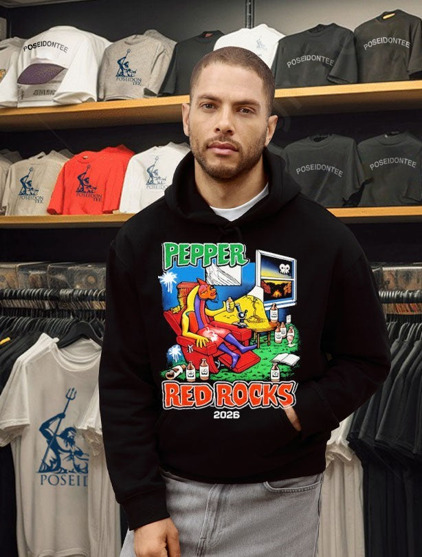 Pepper Red Rocks Amphitheatre In Morrison, Colorado 2026 Unisex