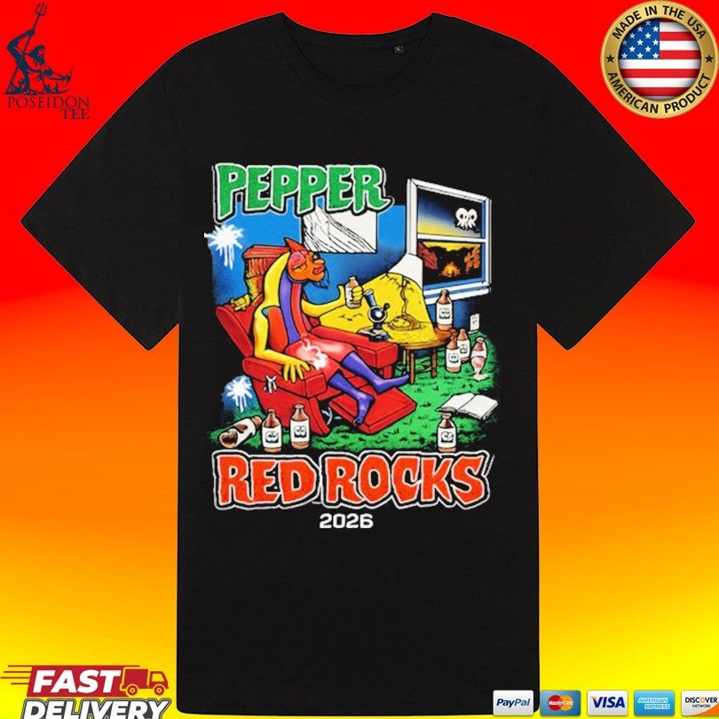 Pepper Red Rocks Amphitheatre In Morrison, Colorado 2026 Unisex