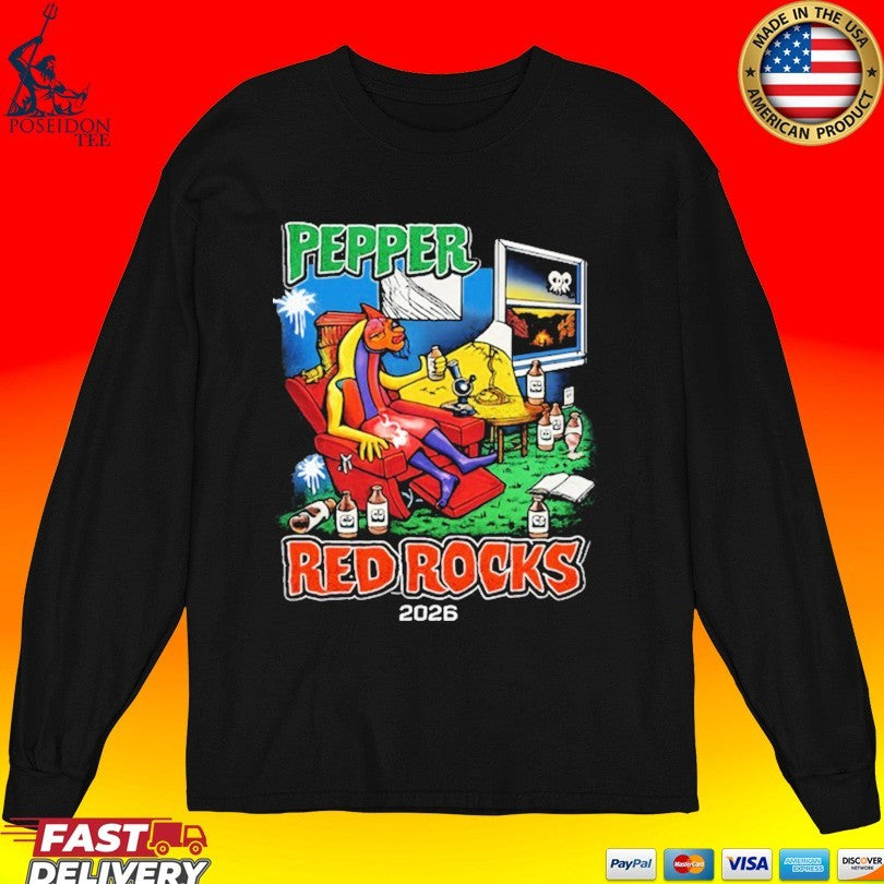 Pepper Red Rocks Amphitheatre In Morrison, Colorado 2026 Unisex