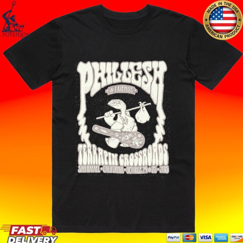 Phil Lesh And Friends Terrapin Crossroads San Rafael California Turtle Unisex