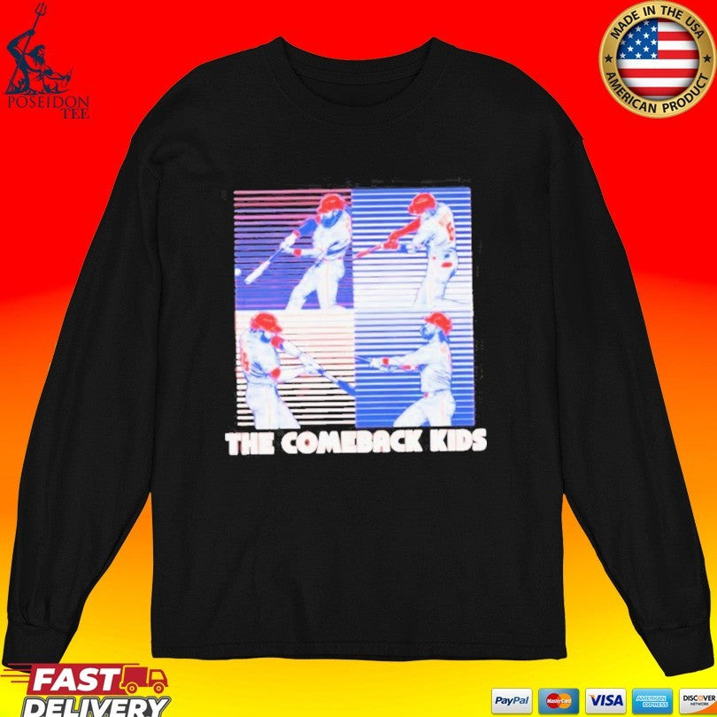 Philadelphia Baseball The Comeback Kids Unisex
