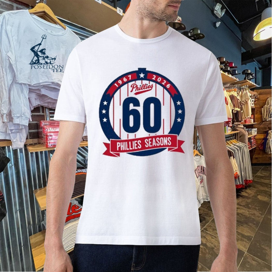 Phillies Seasons 60th Anniversary 1967 2026 Unisex