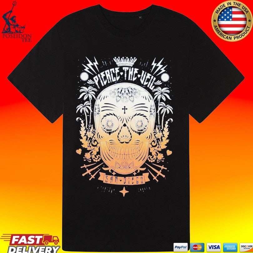 Pierce The Veil San Diego Orange Sugar Skull Unisex