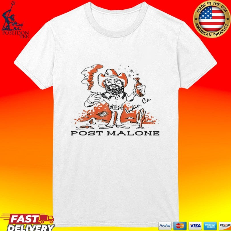 Post Malone Cartoon Ringer Unisex