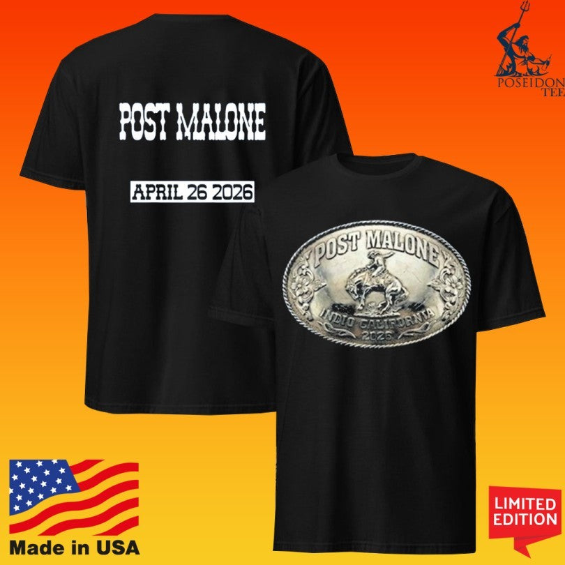 Post Malone Indio California April 26 2026 Unisex