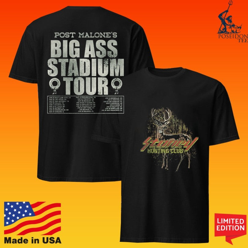 Post Malone Stoney Hunting Club Big Ass Stadium Tour Unisex