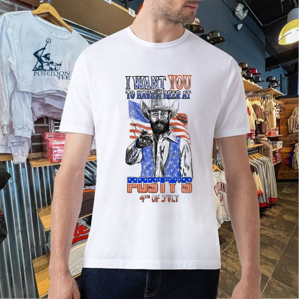 Posty’s I Want You To Have A Beer At July 4 2026 Poster 250 Years Of America Unisex