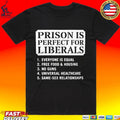 Prison Is Perfect For Liberals Edgy Anti Liberal Meme Unisex