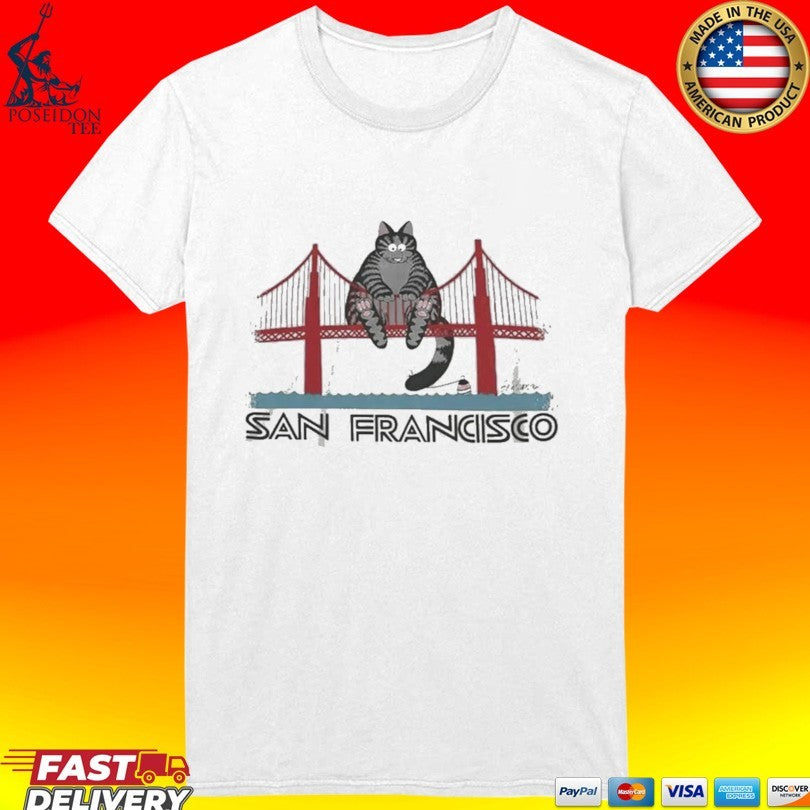 Project Hail Mary Cat San Francisco Golden Gate Bridge Unisex