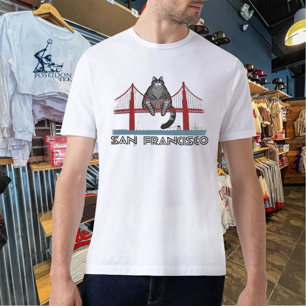 Project Hail Mary Cat San Francisco Golden Gate Bridge Unisex