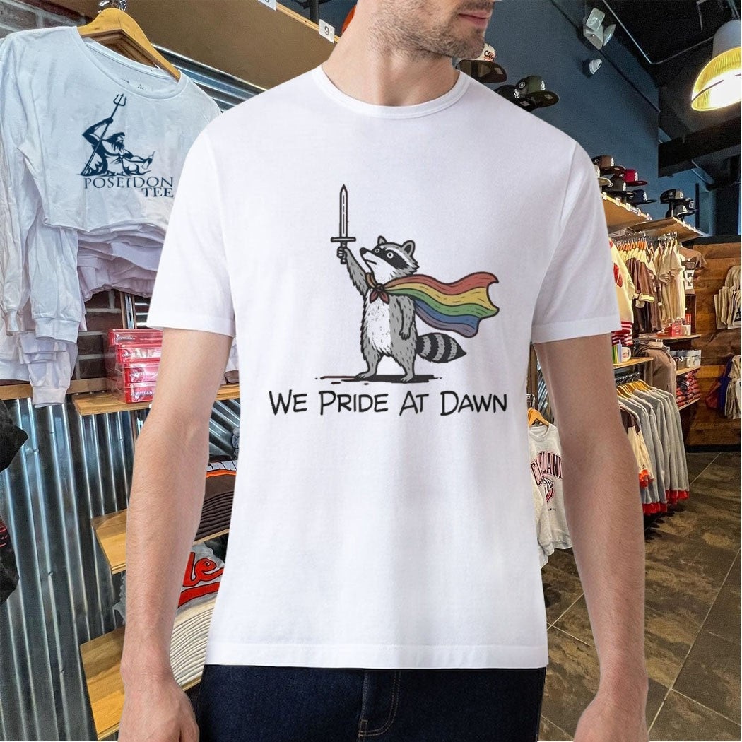 Raccoon We Pride At Dawn Unisex