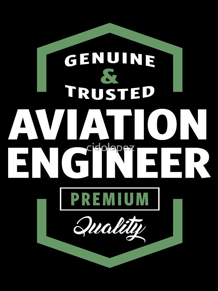Aviation Engineer Logo Gift Ideas by cidolopez