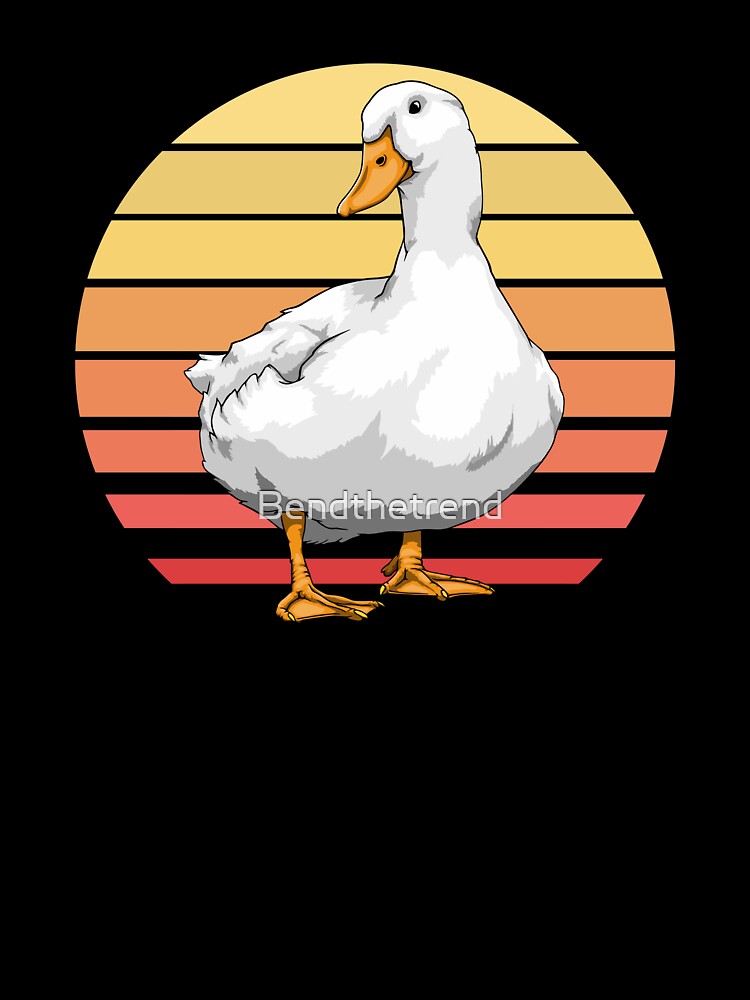 Duck Retro Funny Water Ducklings by Bendthetrend