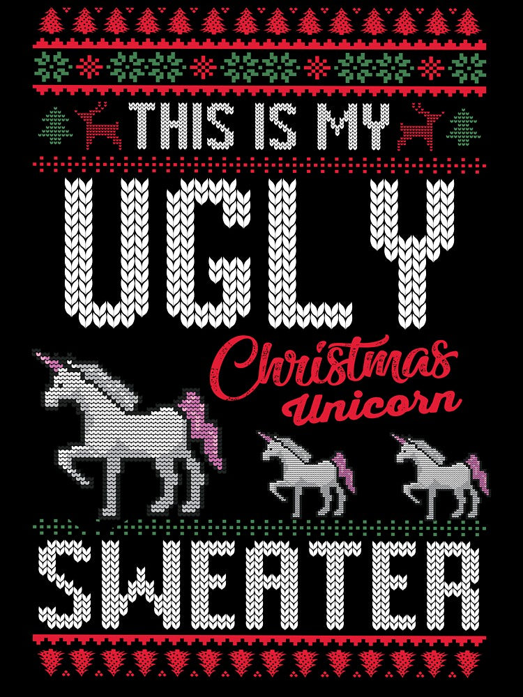 This Is My Ugly Christmas Unicorn Sweater by Cherry-Lemontie
