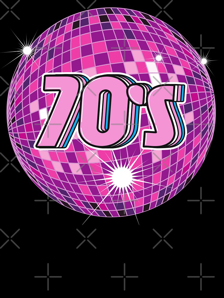 Shiny 70s Disco retro mirror ball by Quacktails