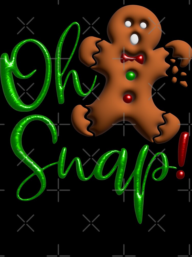 Oh Snap Gingerbread Man by Scrumptious Designs