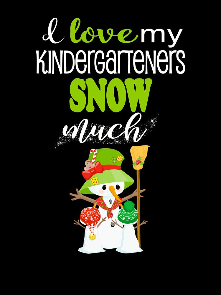 Teacher Kindergarten Christmas Winter Cute Snow Much Holiday Gift by Sapphire Star