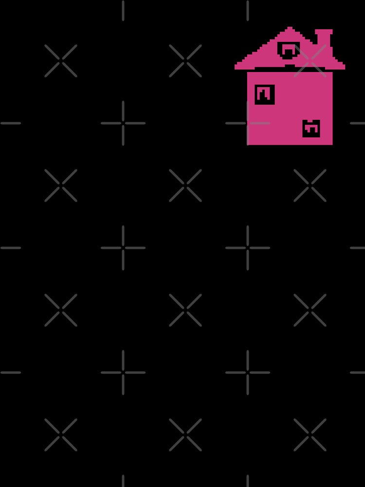 Pink House pixel art by Xatutik.art