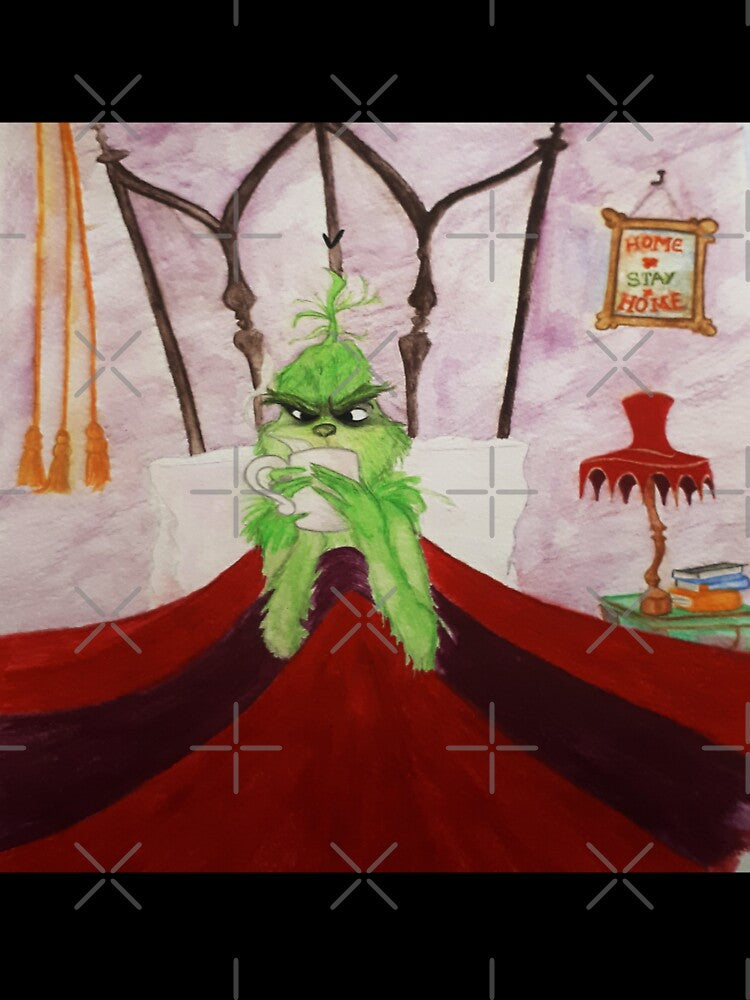 Merry Grinchmas Illustration by the little fennec