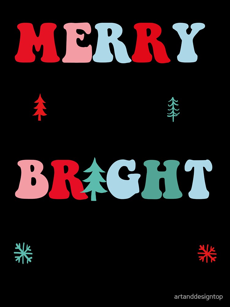 Merry Teacher Bright Students, an excellent gift for teachers by artanddesigntop