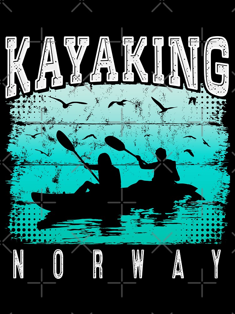 Kayaking Norway - Kayak Norway - Kajak Norway by BabyYodaSticker