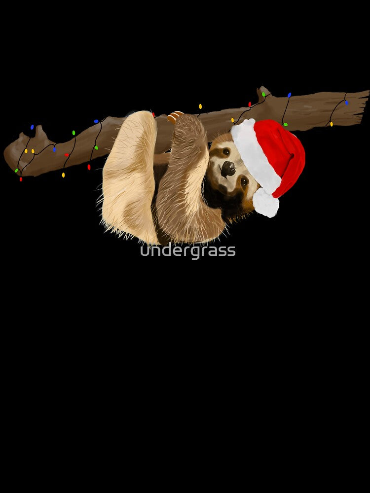 christmas hanging sloth by undergrass