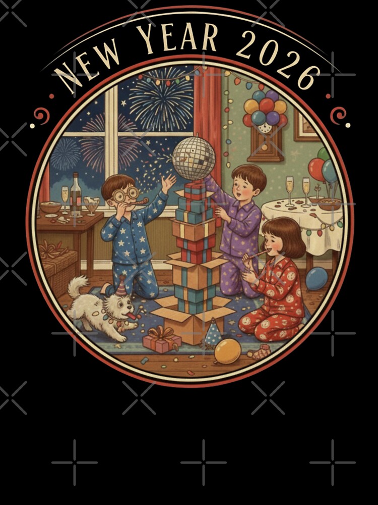 Joyful New Year's Eve Sleepover Fun by BoringClothes
