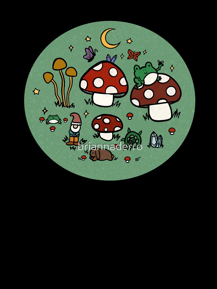 Fairycore Frogs, Mushrooms, Crystals, Butterflies by briannaderro