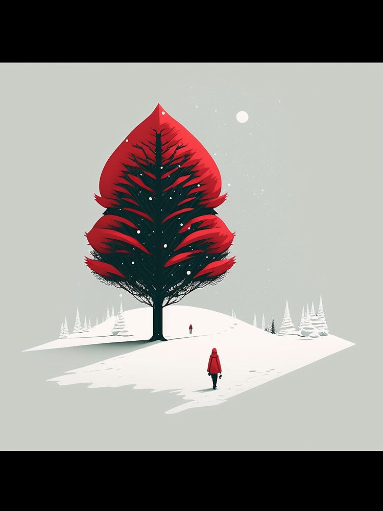 Minimalist Christmas Tree by Rebekah Hartman