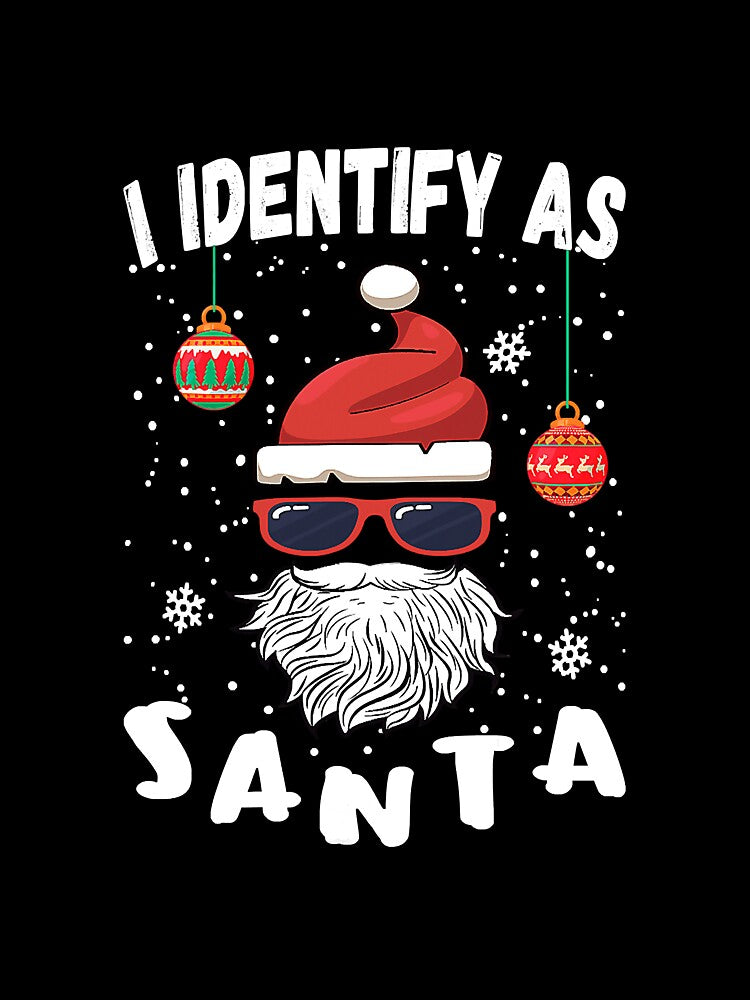 Santa I Identify As Santa Christmas by SkyCloudBlue