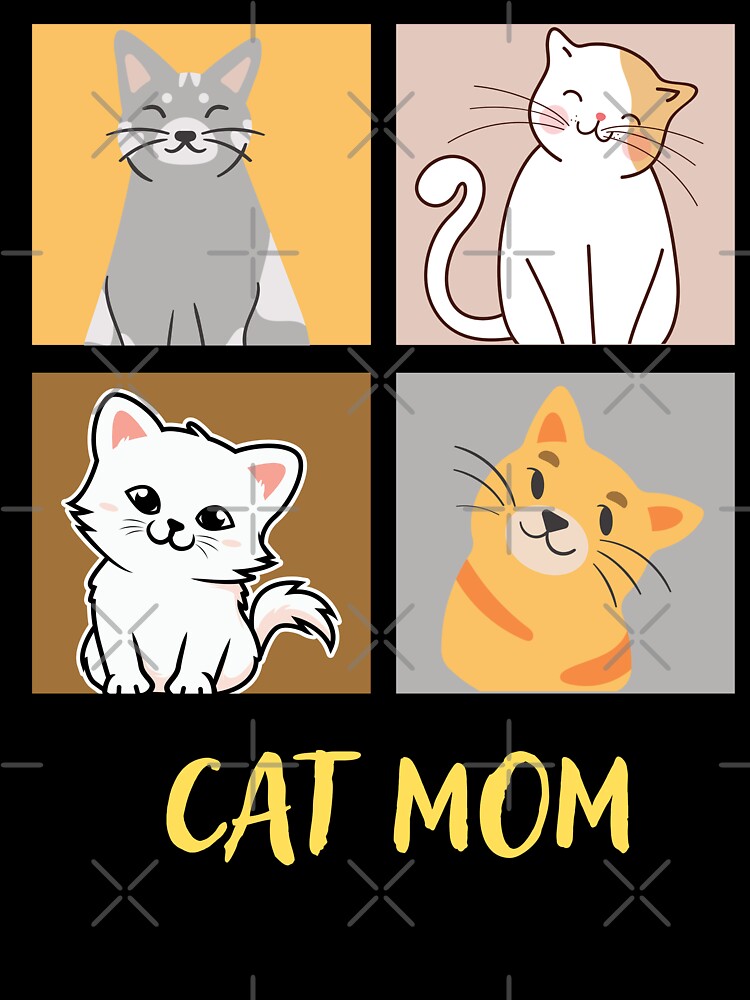 Cat mom, Cat,  Kitten, Cute Kitty, Cat Lady, Cats, Best Cat Mom Ever, Cat Lover, Retro Cat Mom, Funny Cat Mom, Cat Mommy, Cat Momma, Cat Mama by CreativeBuys