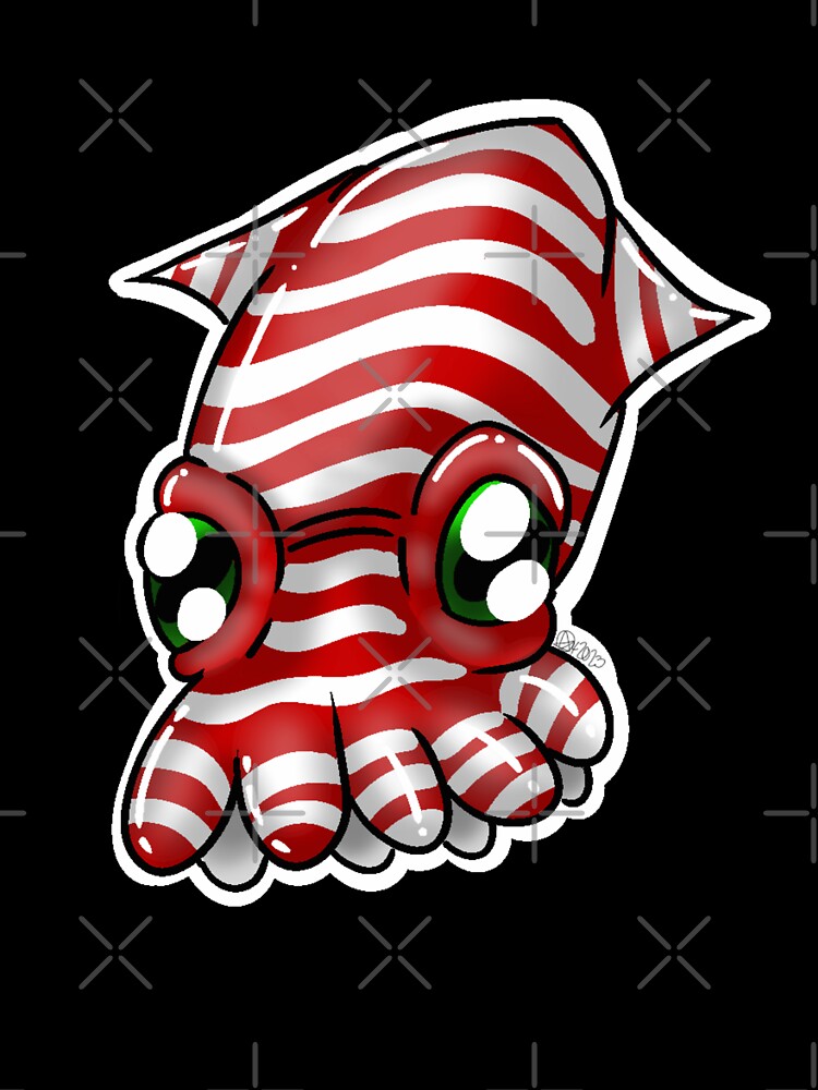Candy cane squid by Multifur123