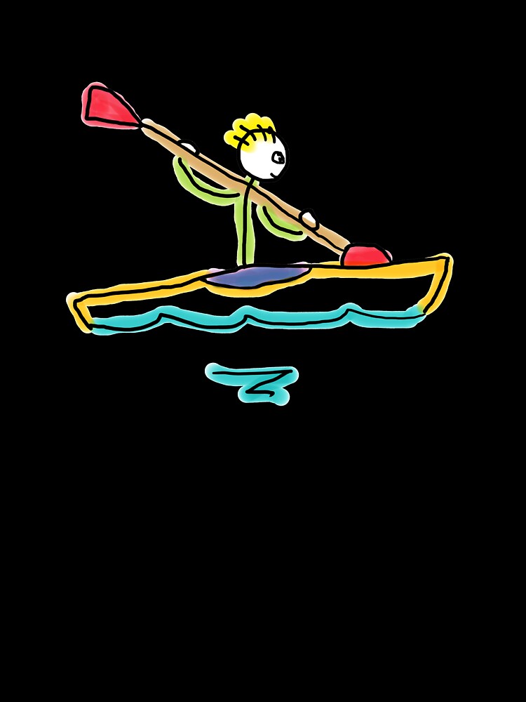 Kayaking Stickman by Mark-Ewbie