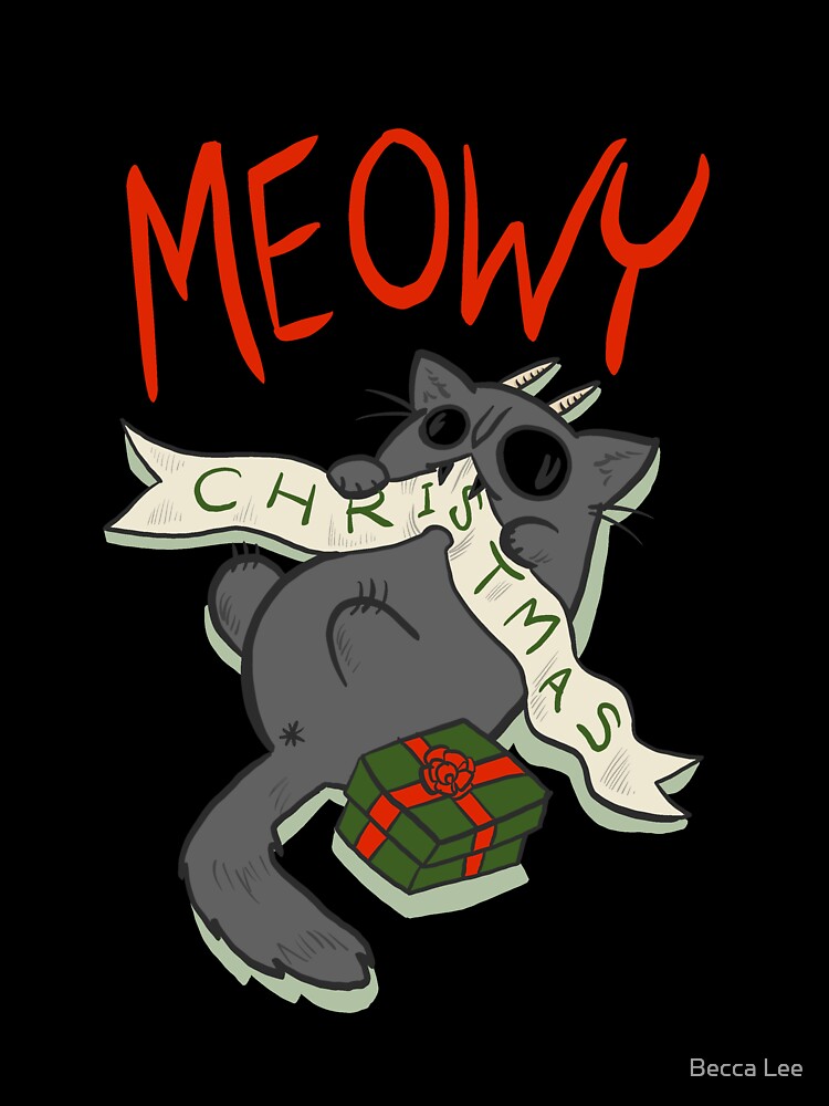 Yule Cat by beccabeccalee