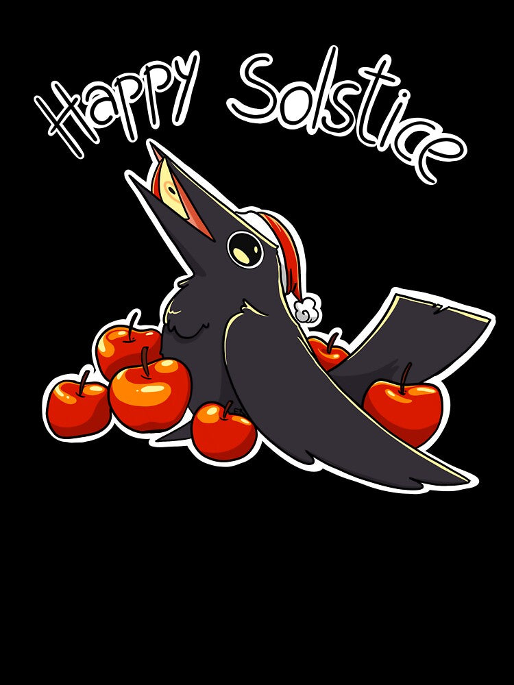 Solstice crow by The-Fool-Crow