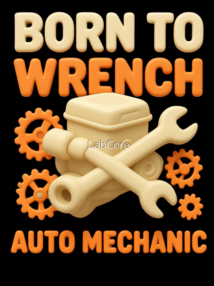 Born To Wrench | American Auto Mechanic Shirt by LabCore