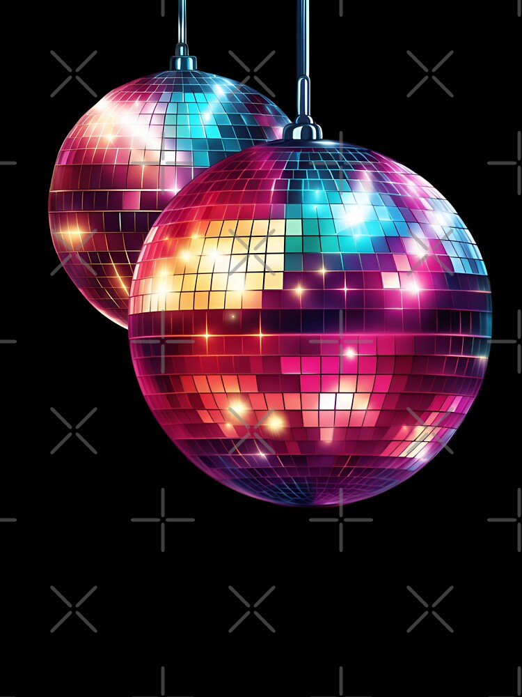 PINK DISCO BALLS DESIGN by asudesign