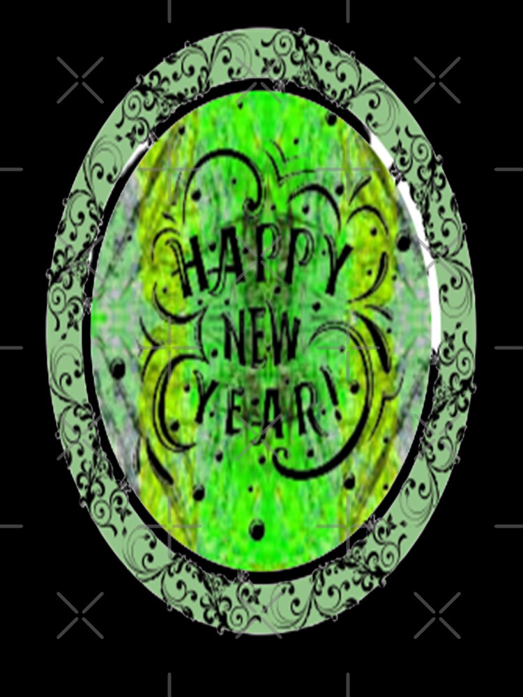 Happy New Year Abstract Design, 2, Howdy New Year,New Years Celebration, New Years Eve Countdown by Adri Barnard