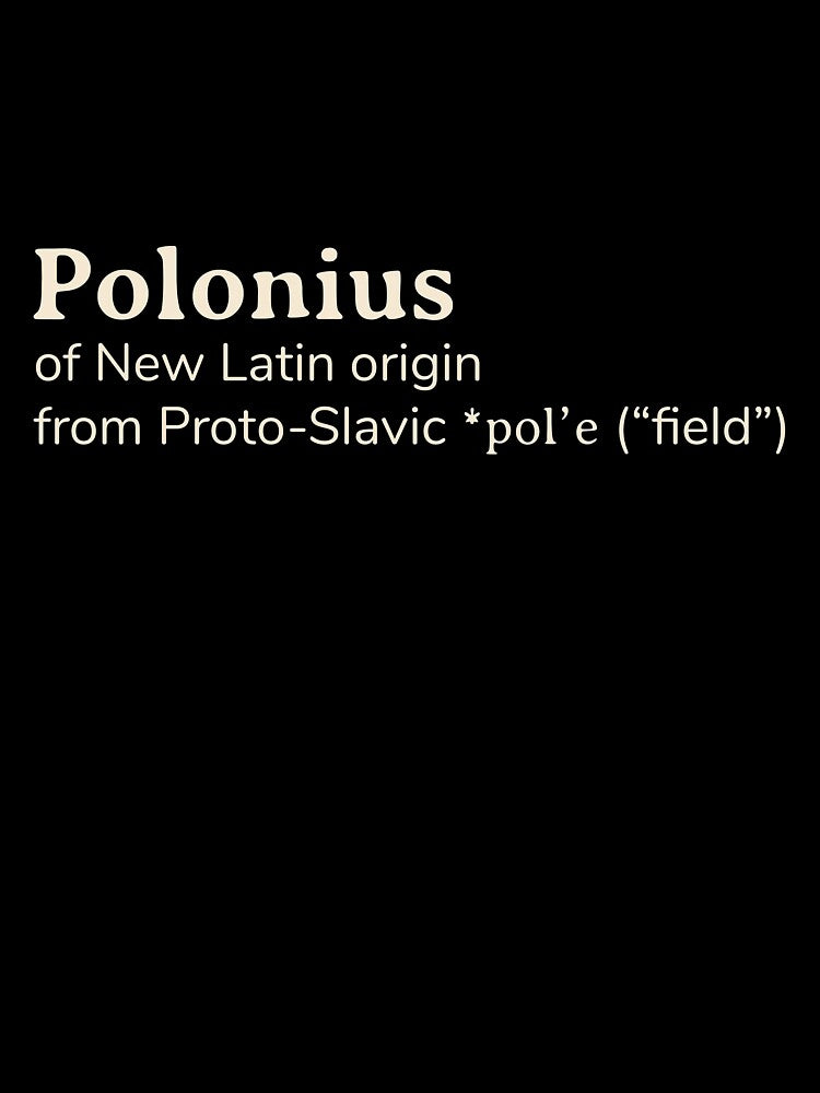 Polonius name etymology by YourNameStory