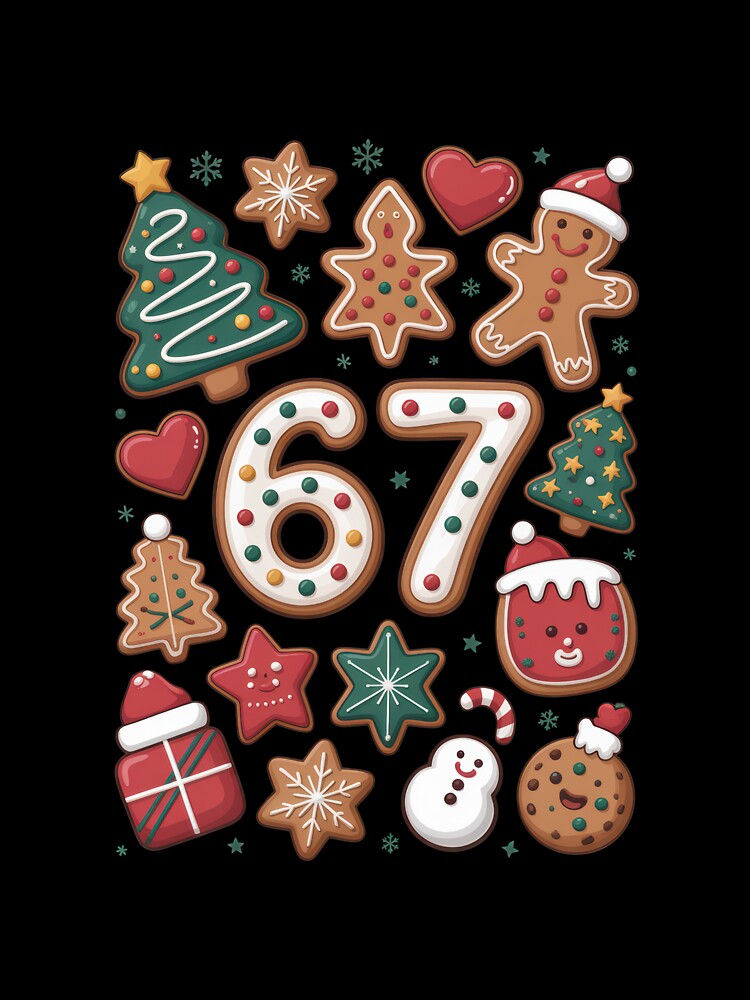 67 Christmas Cookies – Cute Gingerbread Cookie Design by EM&Maker
