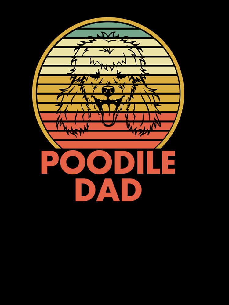 RETRO POODLE DAD POODLE DOG DAD by sobriowslen
