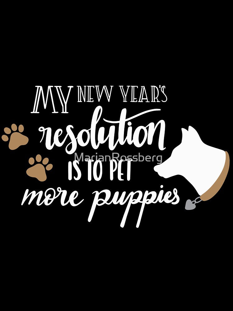 New Year resolution to pet dogs puppies by MarianRossberg