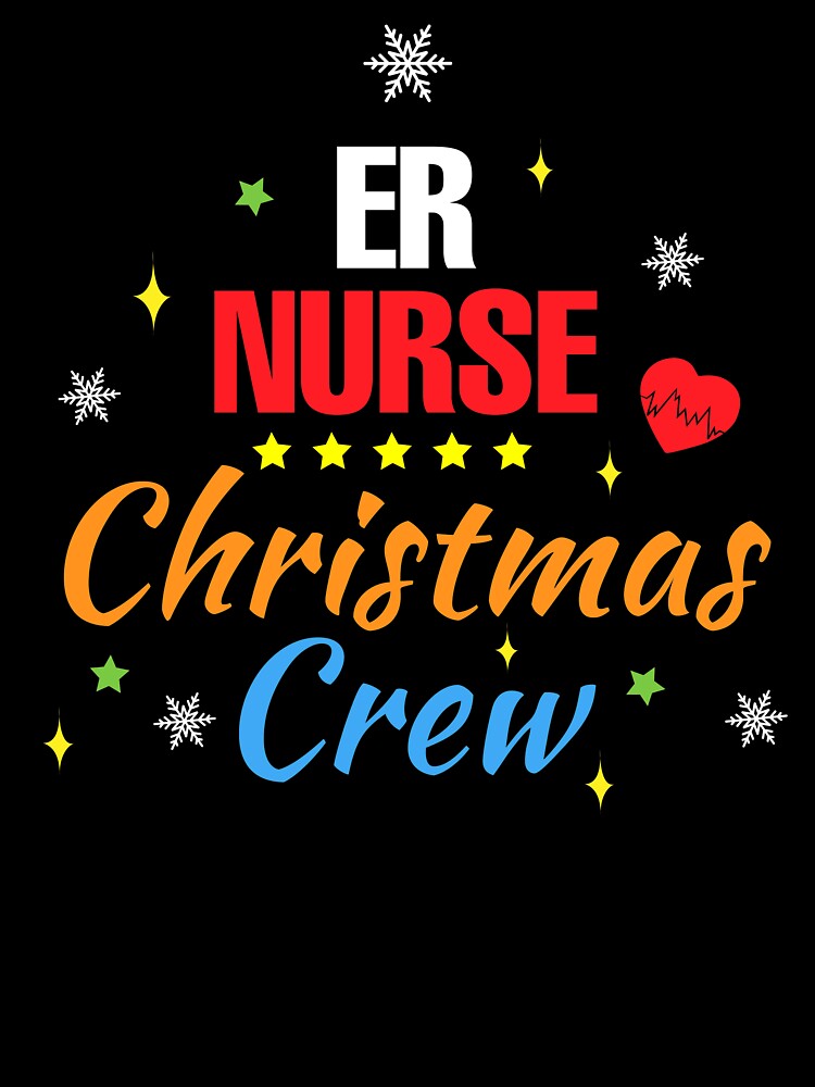 Emergency Room Nurse Christmas Crew (Color Version) by RRiDesigns